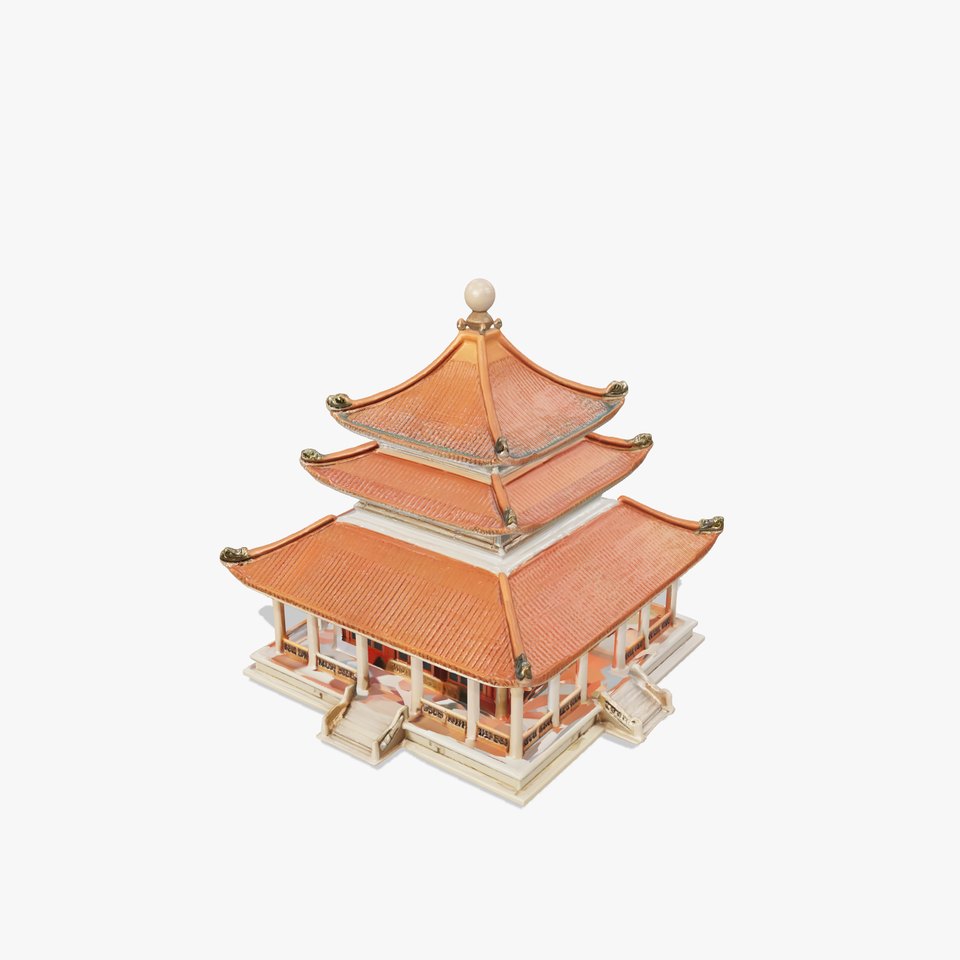 Confucian Temple Architectural Precision Model Pack